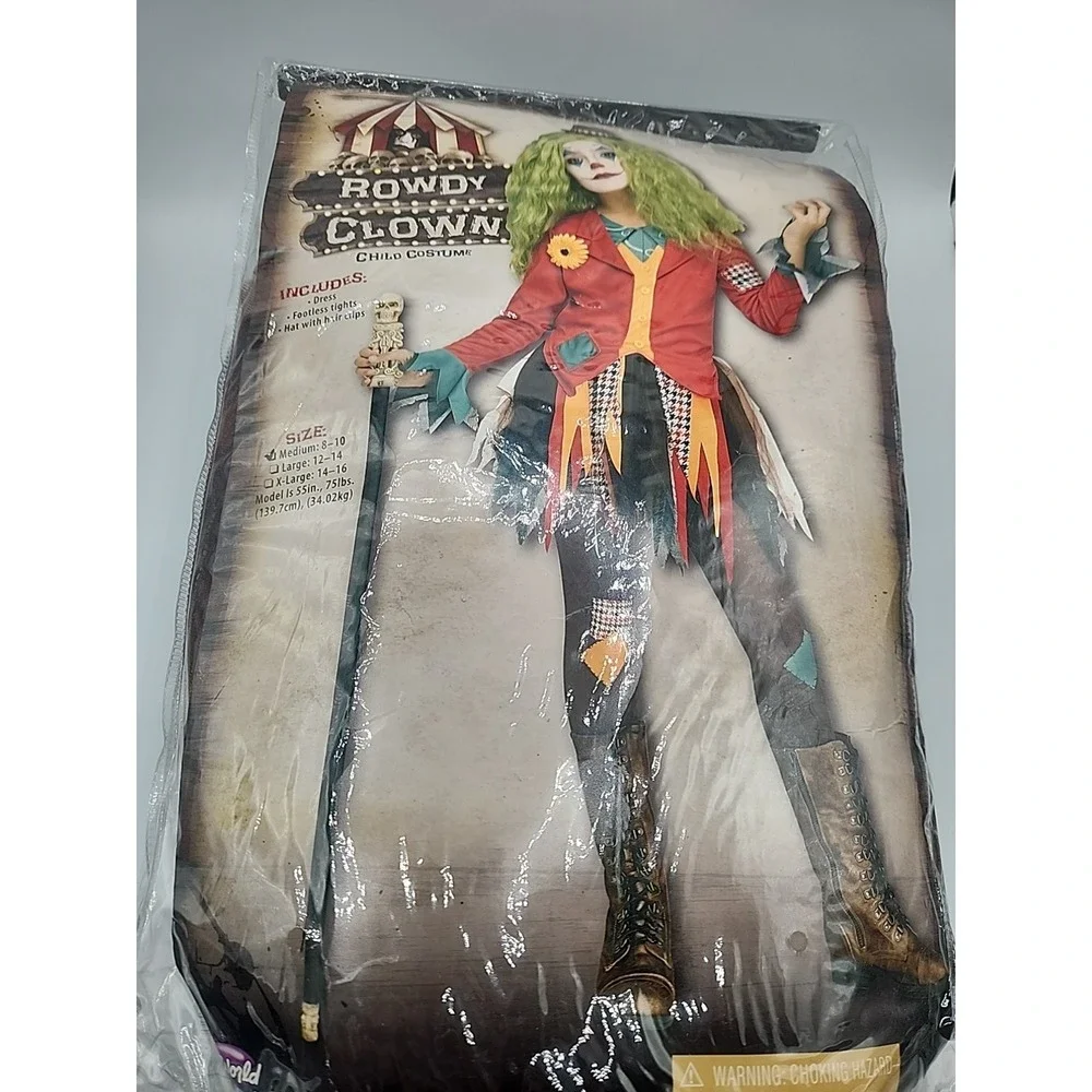 Child Rowdy Clown Costume